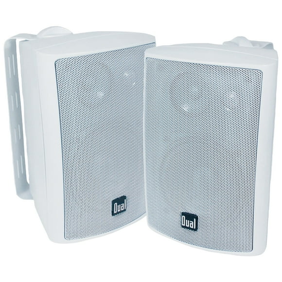 Dual LU47PW 4″ 3-Way Indoor/Outdoor Speakers (White)
