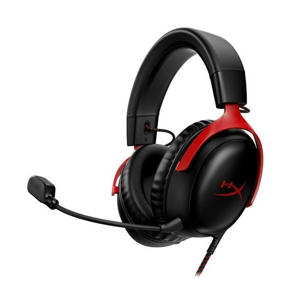 HyperX Cloud III – Wired Gaming Headset – Black/Red