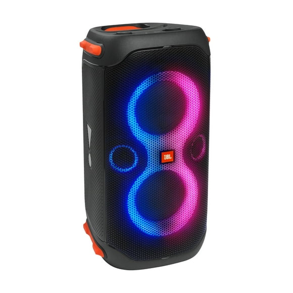 JBL Partybox 110 – Portable party speaker with 160W powerful sound, built-in lights and splashproof design – Black
