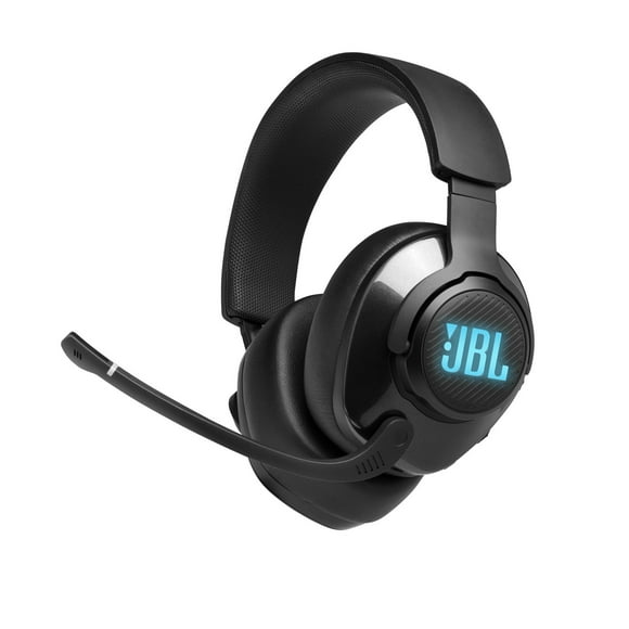 JBL Quantum 400 – USB over-ear PC gaming headset with game-chat dial – Black